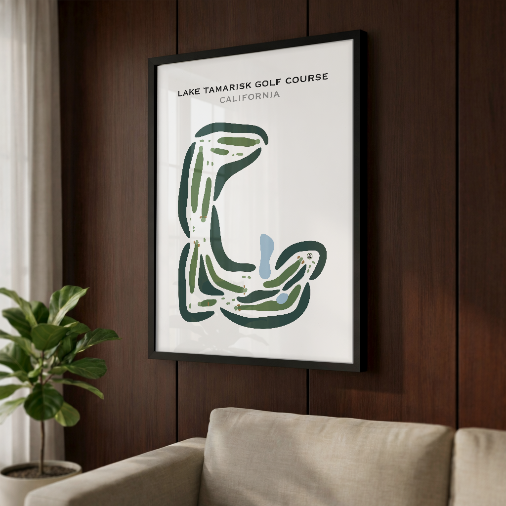 Lake Tamarisk Golf Course, California - Printed Golf Courses