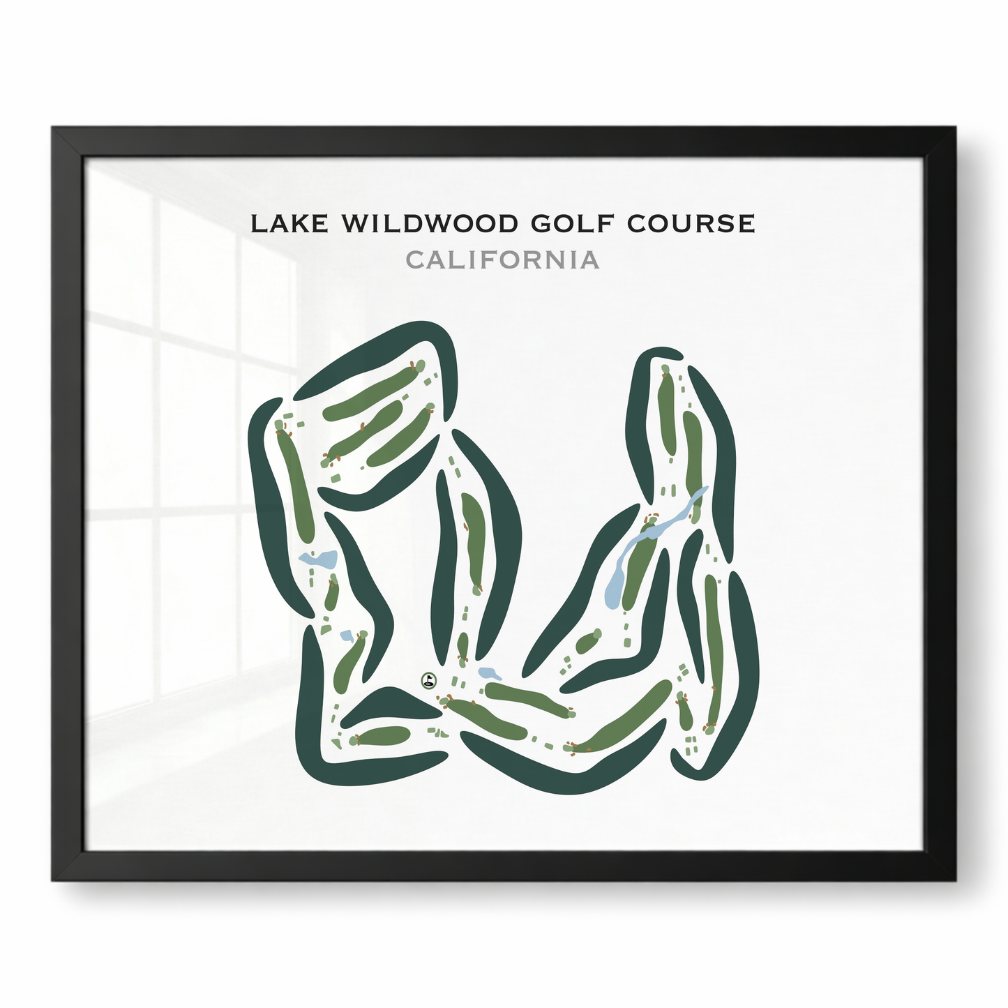 Lake Wildwood Golf Course, California - Printed Golf Courses