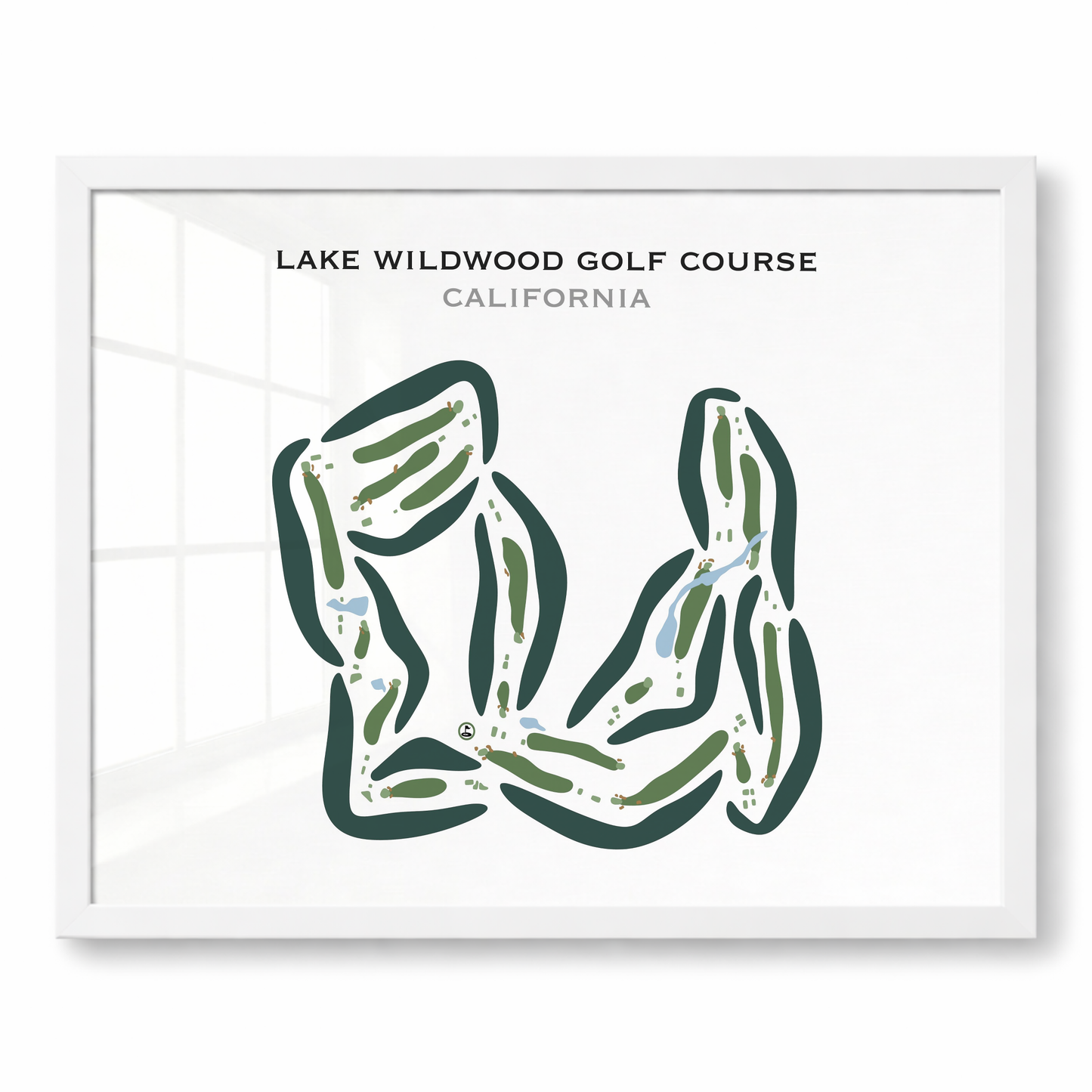 Lake Wildwood Golf Course, California - Printed Golf Courses