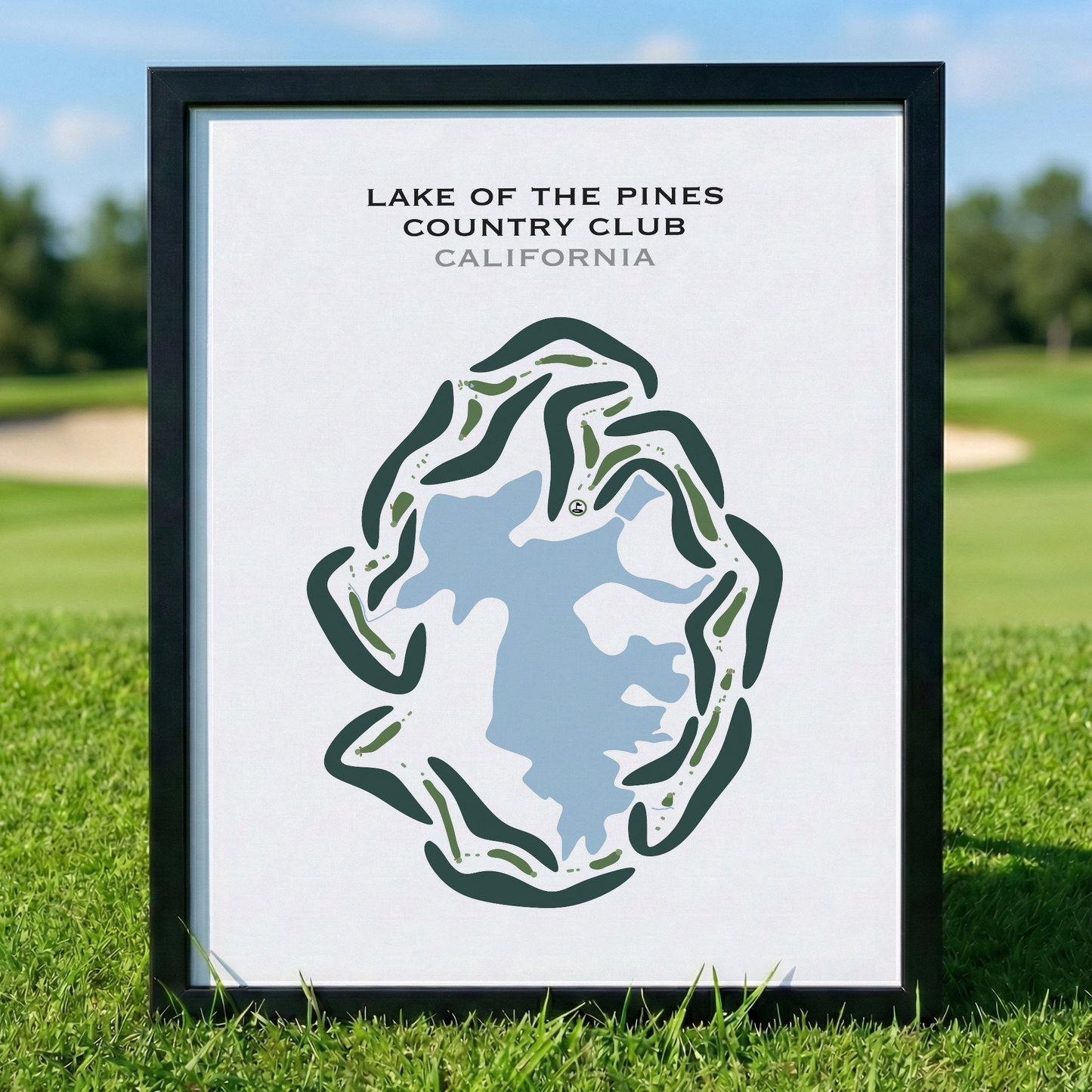 Lake of the Pines Country Club, California - Printed Golf Courses