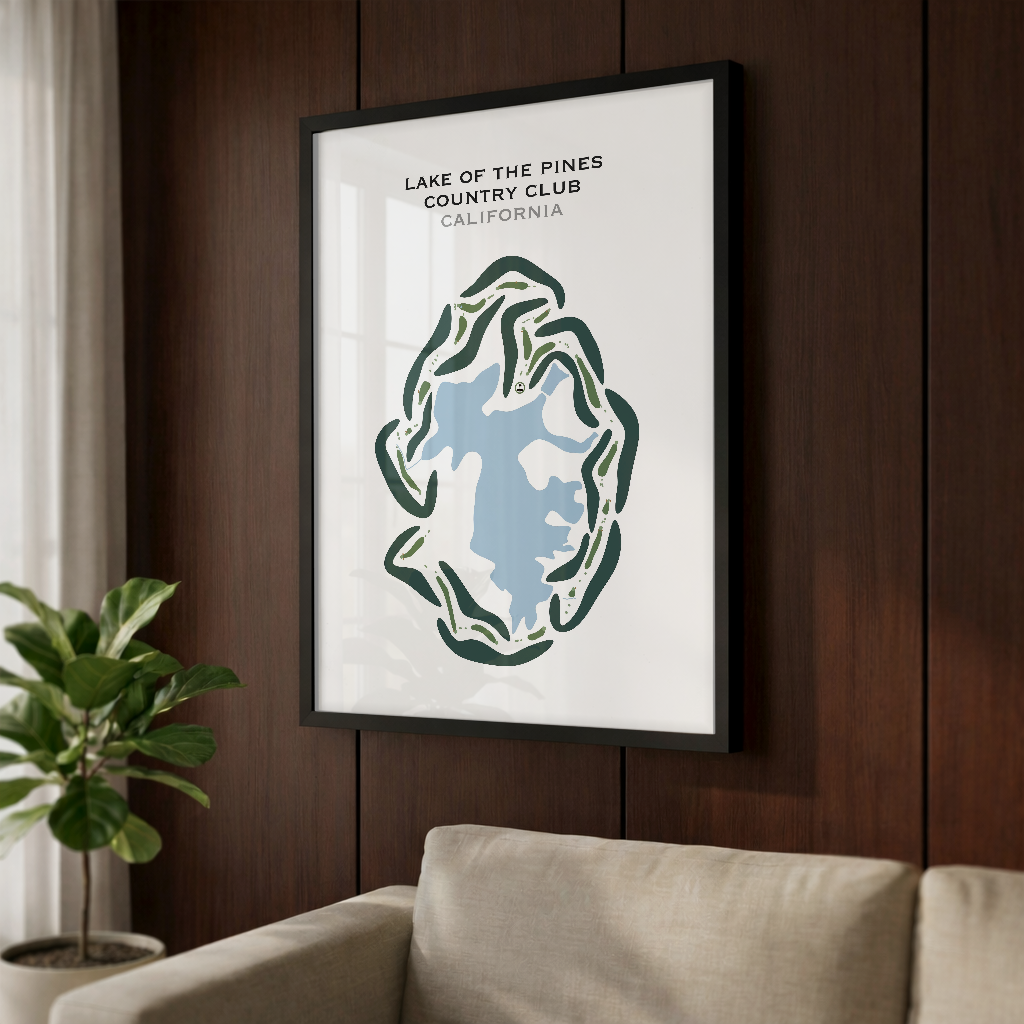 Lake of the Pines Country Club, California - Printed Golf Courses