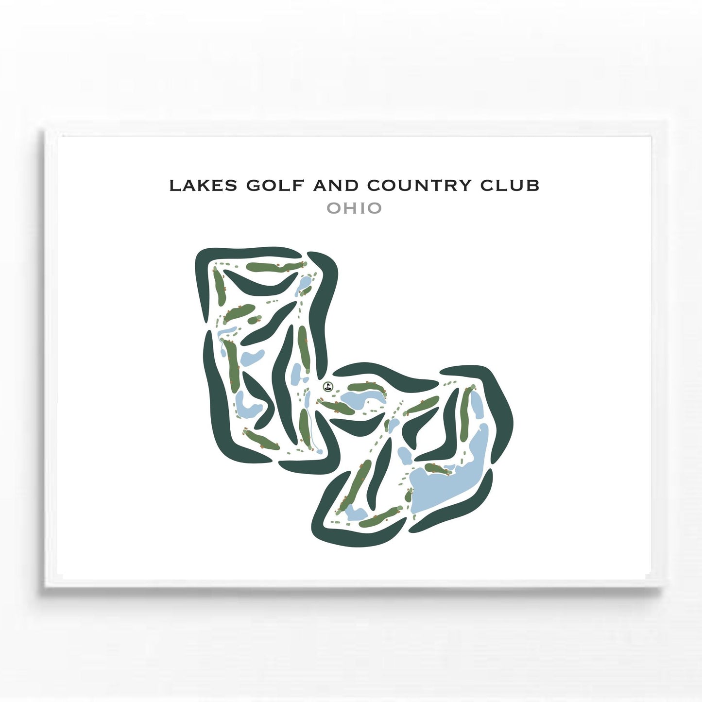 Lakes Golf & Country Club, Ohio - Printed Golf Courses