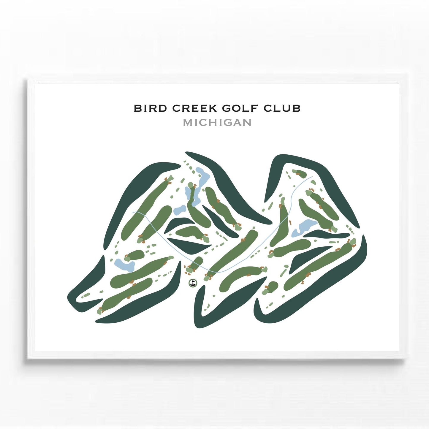 Bird Creek Golf Club, Michigan - Printed Golf Courses