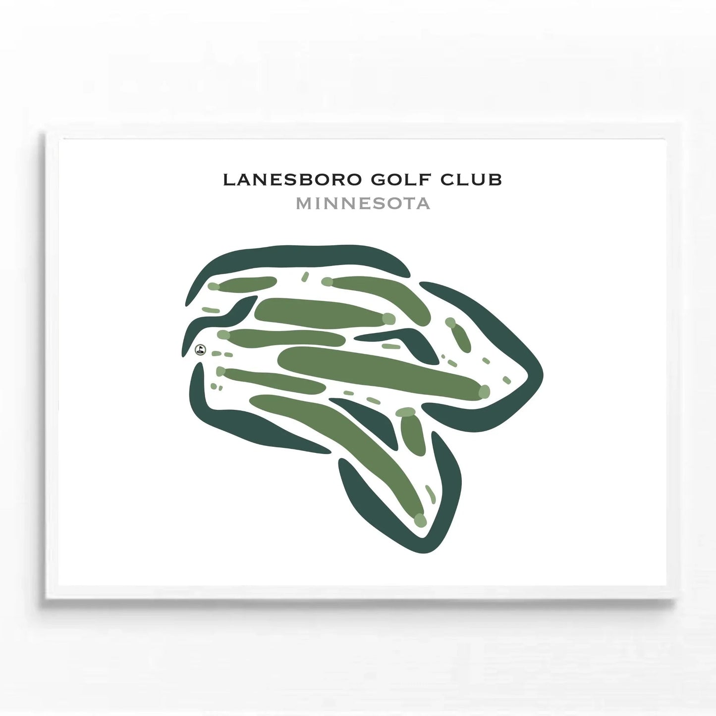 Lanesboro Golf Club, Minnesota - Printed Golf Courses