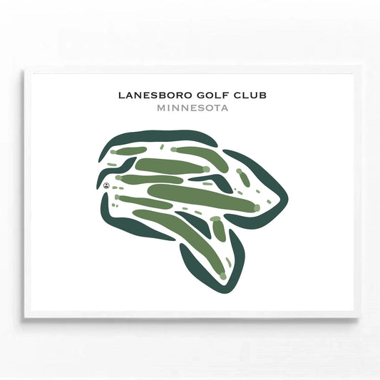 Lanesboro Golf Club, Minnesota - Printed Golf Courses