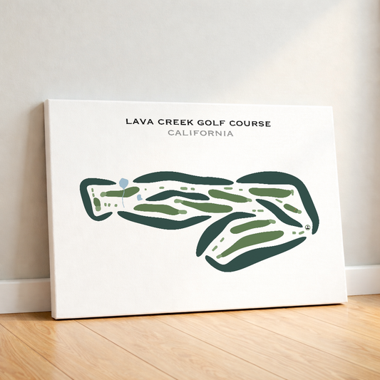 Lava Creek Golf Course, California - Printed Golf Courses