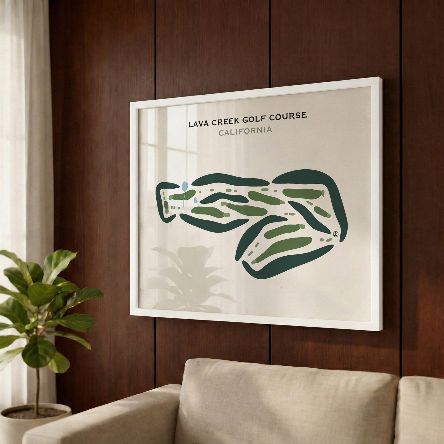 Lava Creek Golf Course, California - Printed Golf Courses