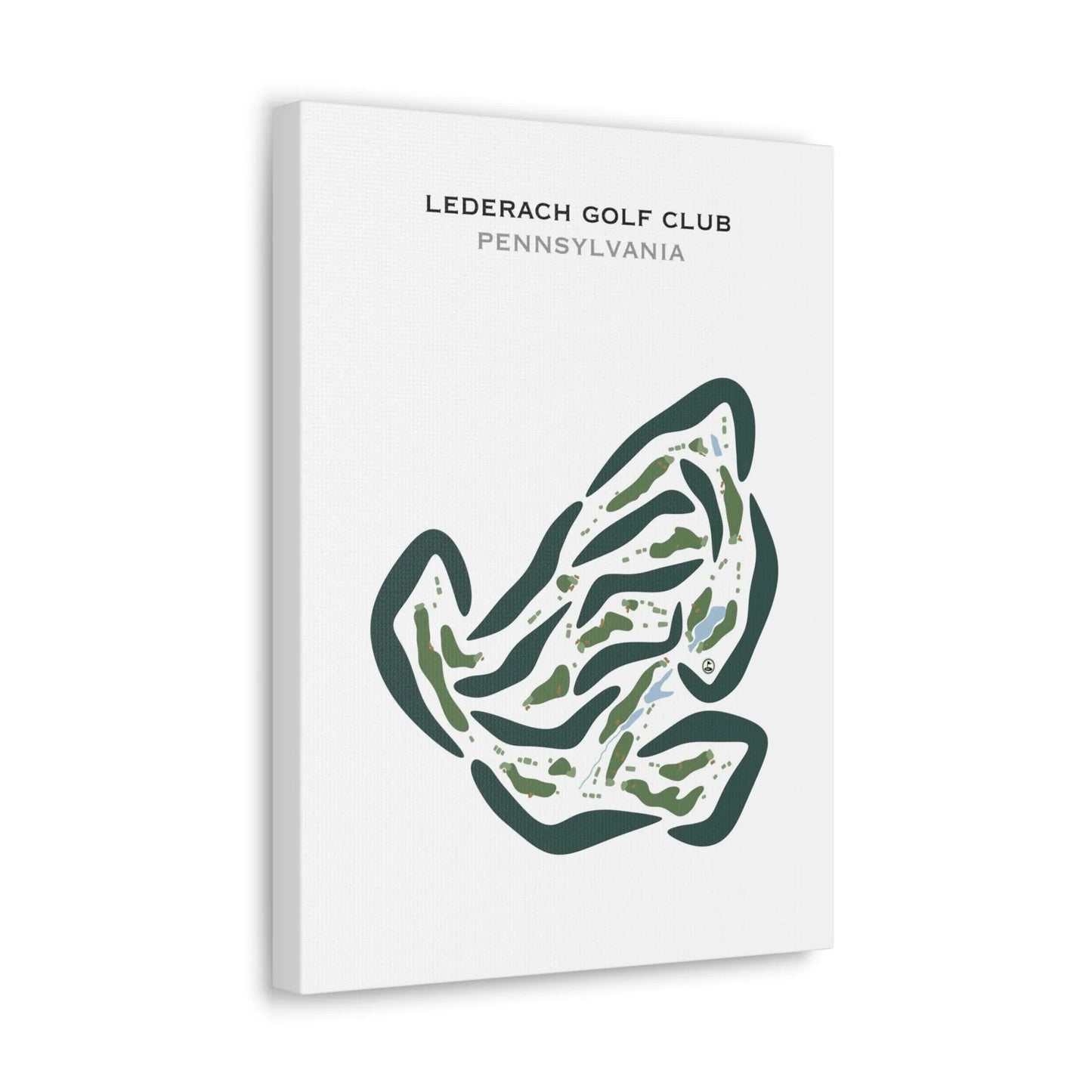Lederach Golf Club, Pennsylvania - Printed Golf Courses