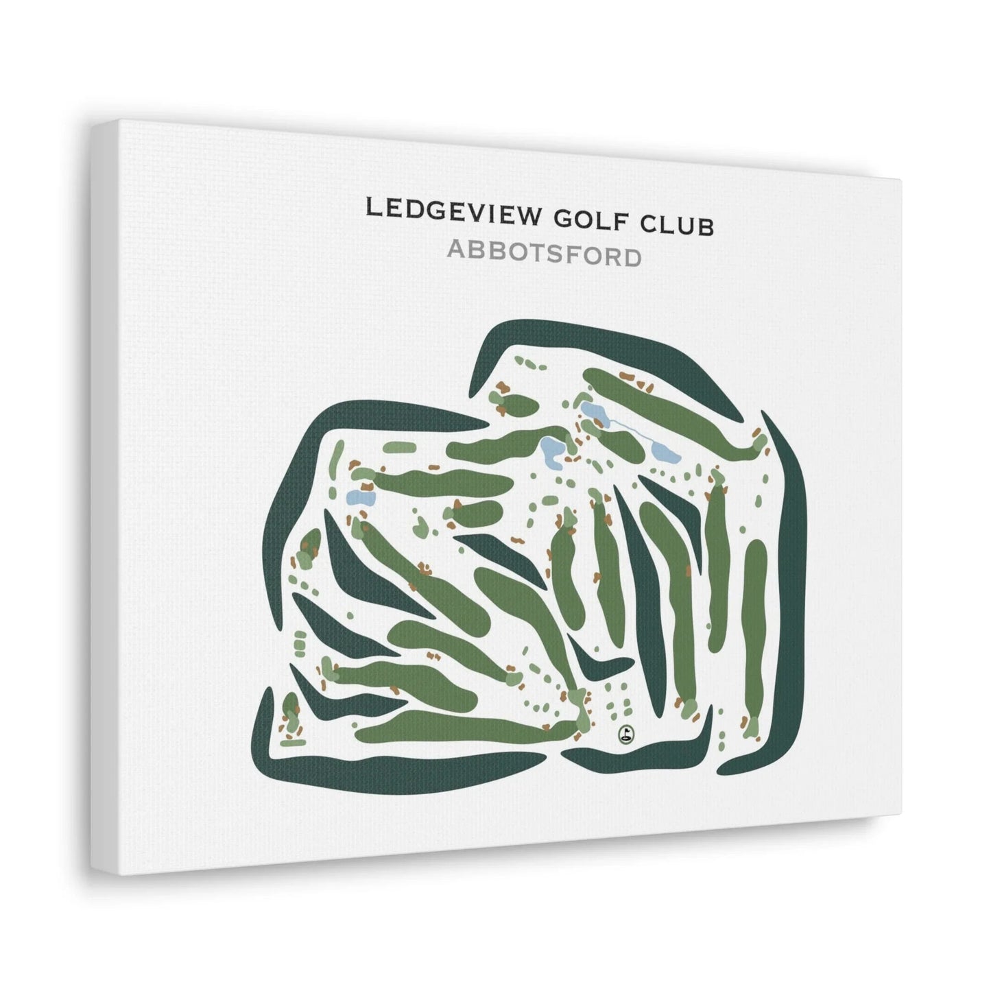 Ledgeview Golf Club, Abbotsford, Canada - Printed Golf Courses