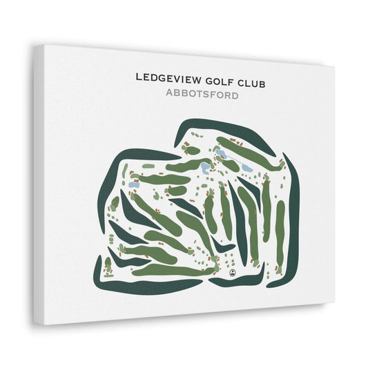 Ledgeview Golf Club, Abbotsford, Canada - Printed Golf Courses