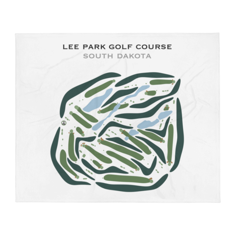 Lee Park Golf Course, South Dakota - Printed Golf Courses