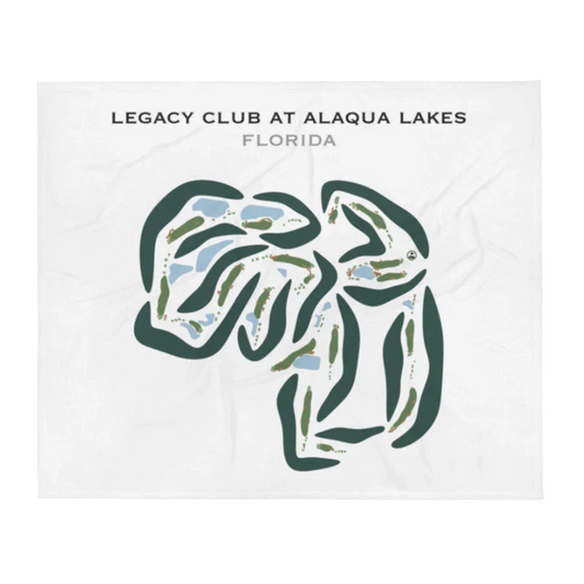 Legacy Club at Alaqua Lakes, Longwood, Florida - Printed Golf Courses