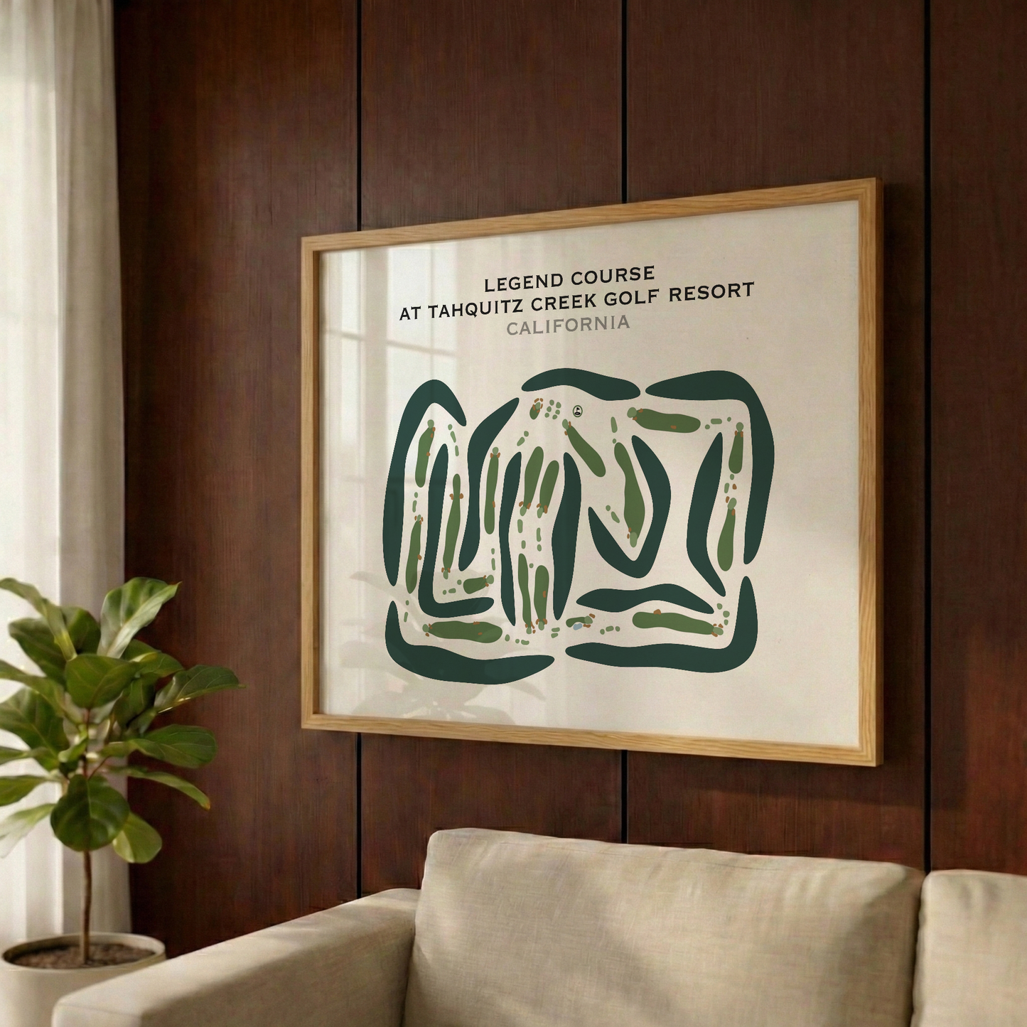 Legend at Tahquitz Creek Golf Resort, California - Printed Golf Courses