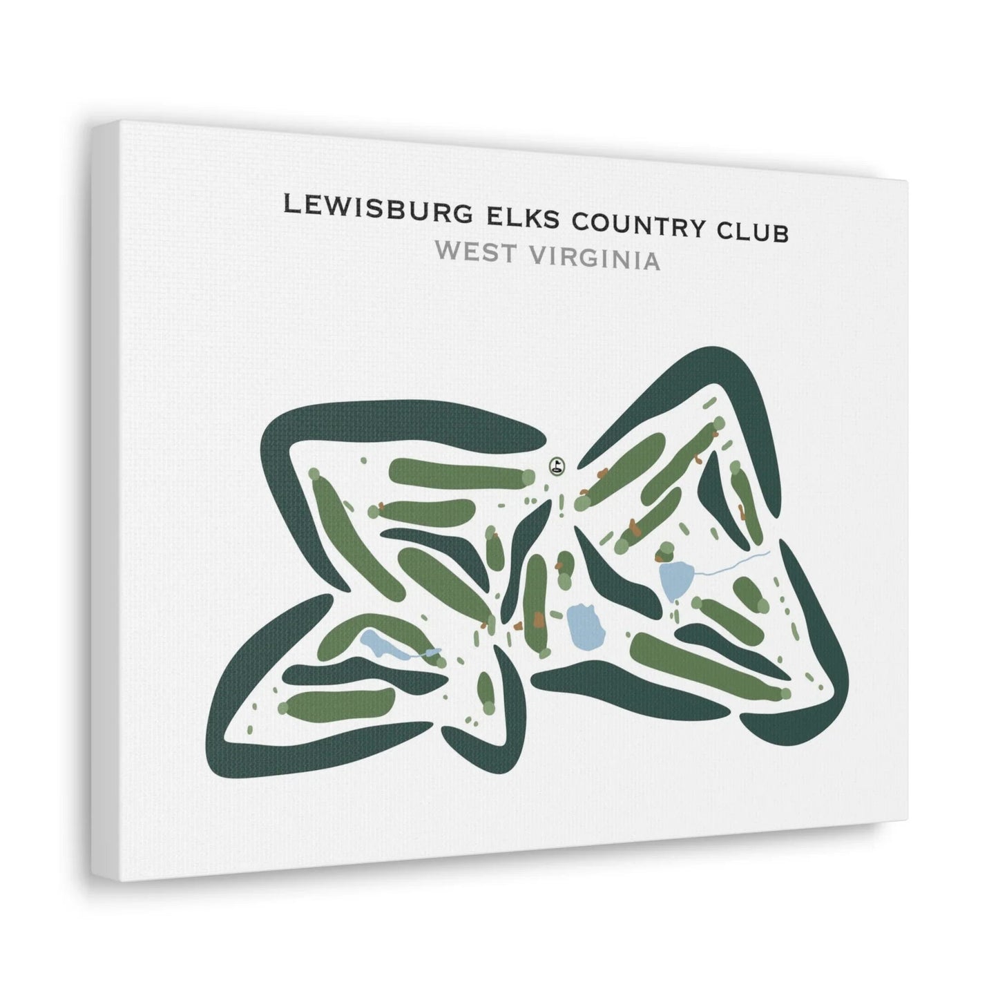 Lewisburg Elks Country Club, West Virginia - Printed Golf Courses