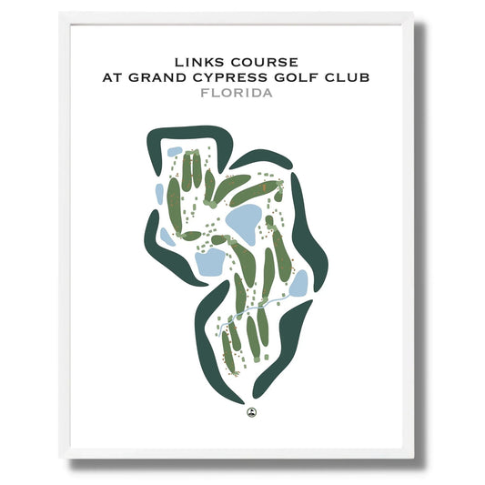 Links Course at Grand Cypress Golf Club, Florida - Printed Golf Courses