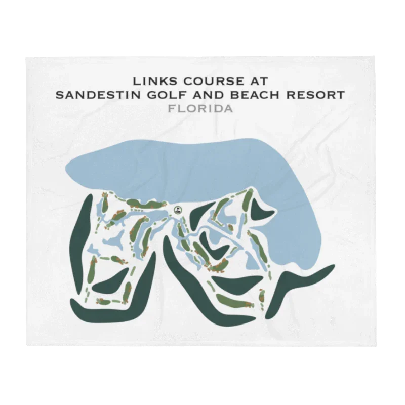 Links Course at Sandestin Golf and Beach Resort, Florida - Printed Golf Courses