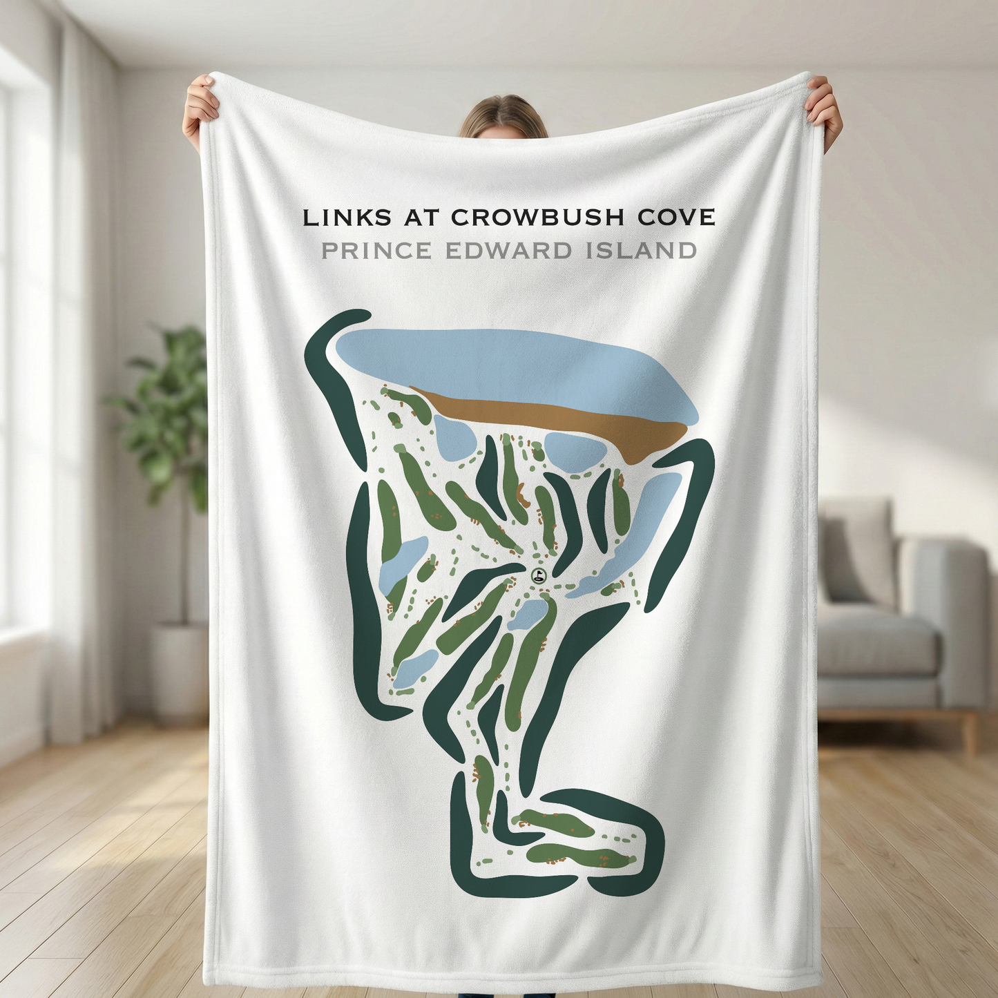 Links At Crowbush Cove, Canada - Printed Golf Courses