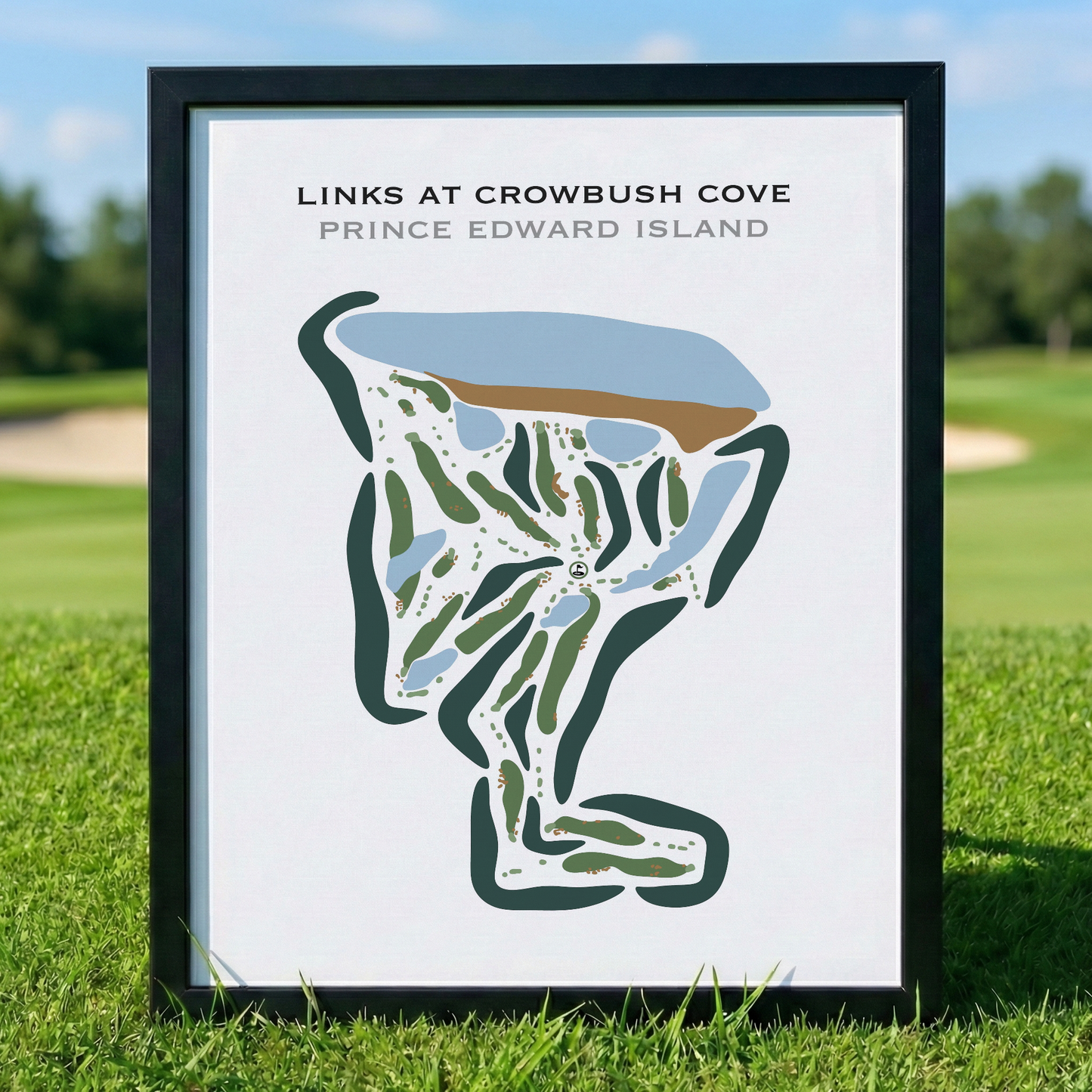 Links At Crowbush Cove, Canada - Printed Golf Courses