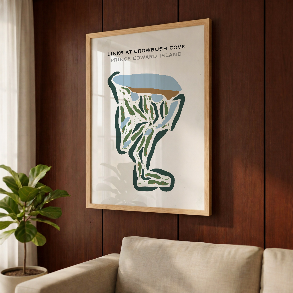 Links At Crowbush Cove, Canada - Printed Golf Courses
