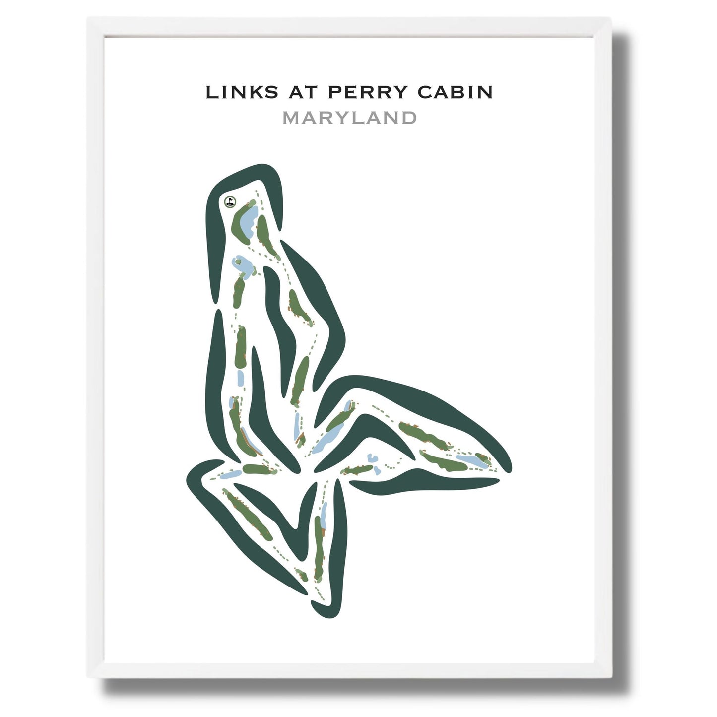 Links at Perry Cabin, Maryland - Printed Golf Courses