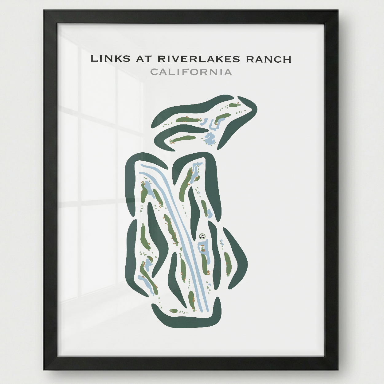 Links at RiverLakes Ranch, California - Printed Golf Courses