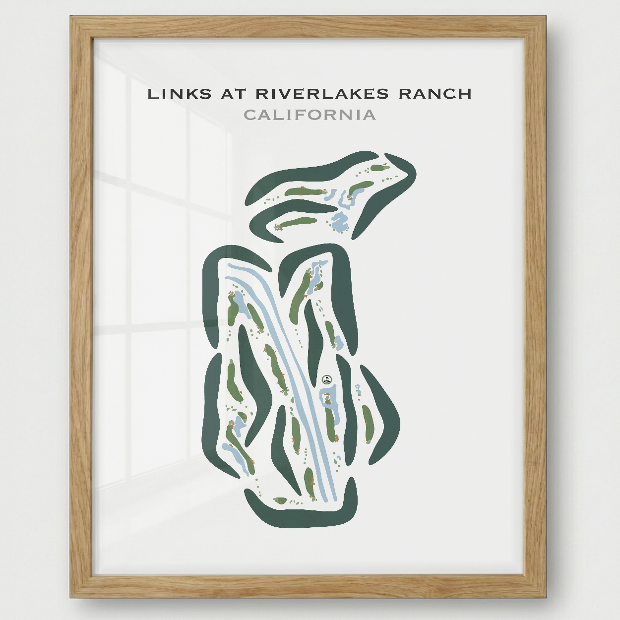 Links at RiverLakes Ranch, California - Printed Golf Courses