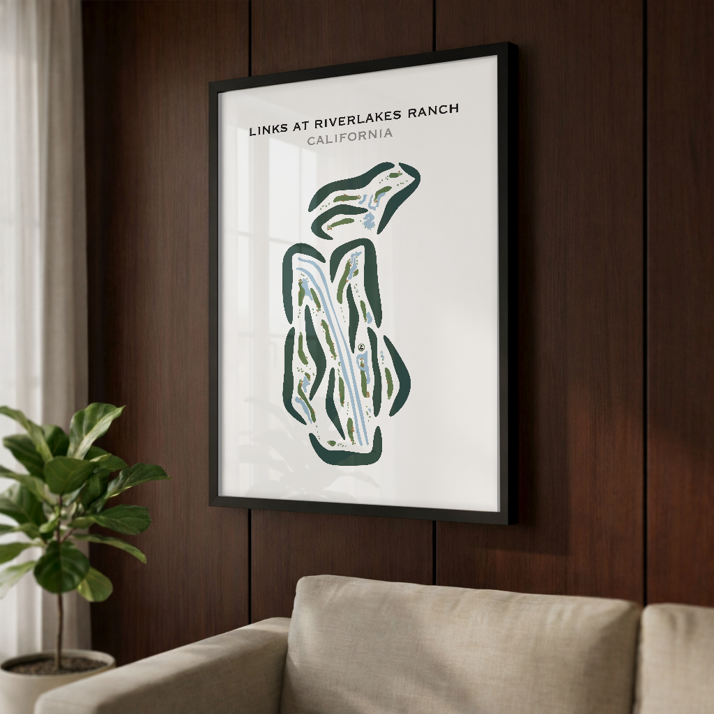 Links at RiverLakes Ranch, California - Printed Golf Courses