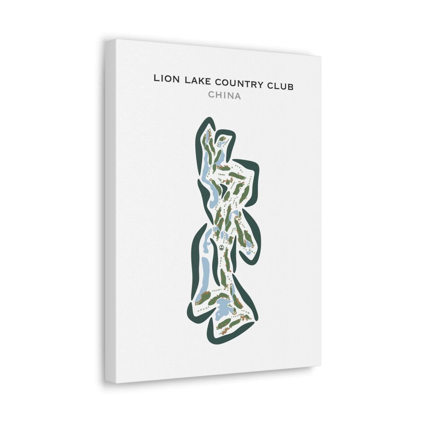 Lion Lake Country Club, China - Printed Golf Courses