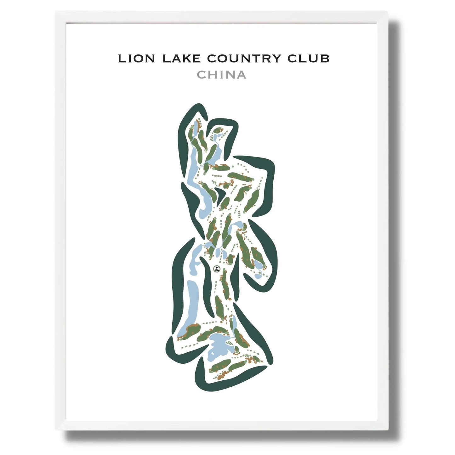 Lion Lake Country Club, China - Printed Golf Courses