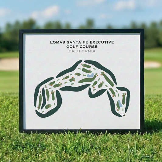 Lomas Santa Fe Executive Golf Course, California - Printed Golf Courses