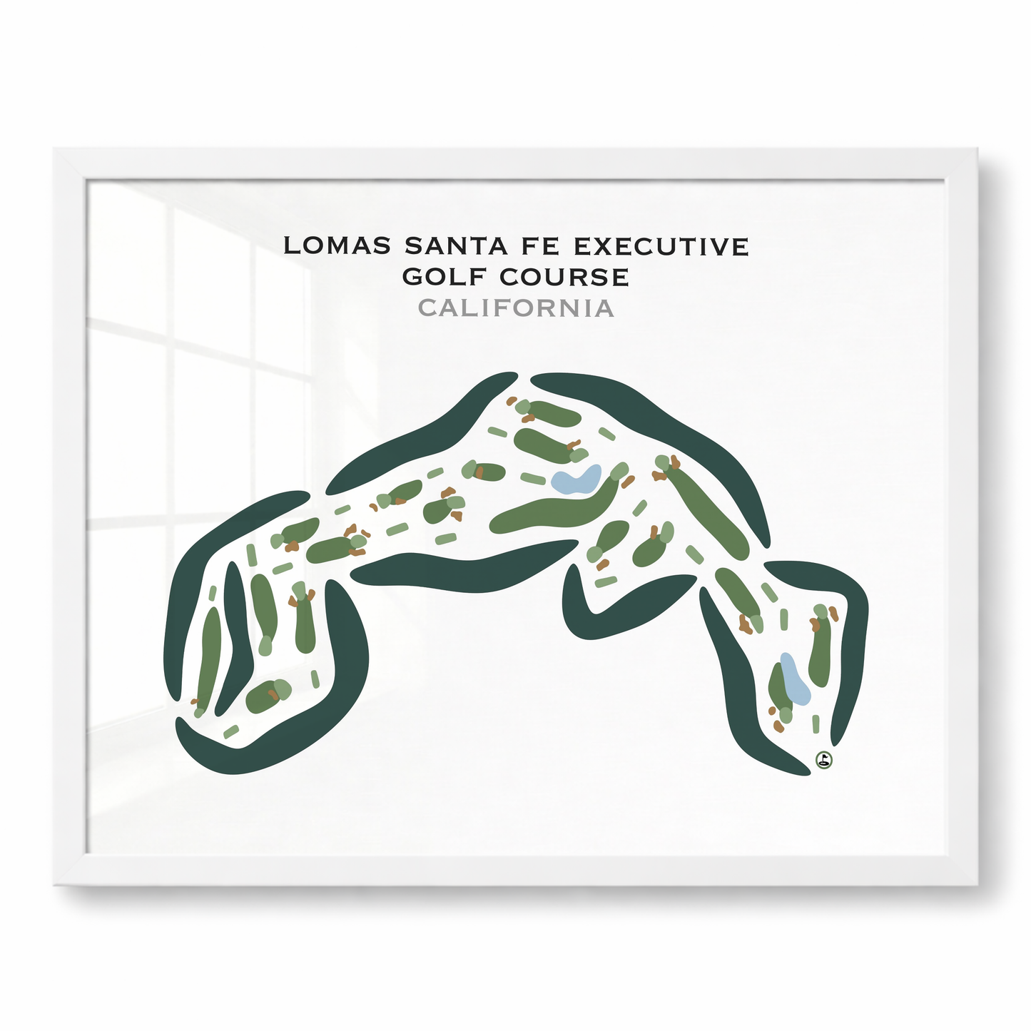 Lomas Santa Fe Executive Golf Course, California - Printed Golf Courses