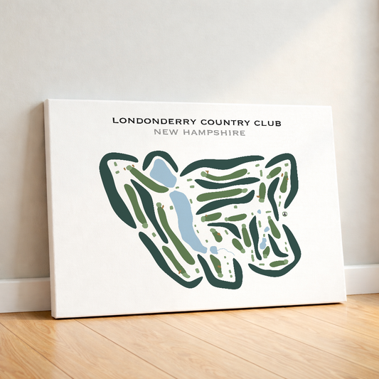 Londonderry Country Club, New Hampshire - Printed Golf Courses