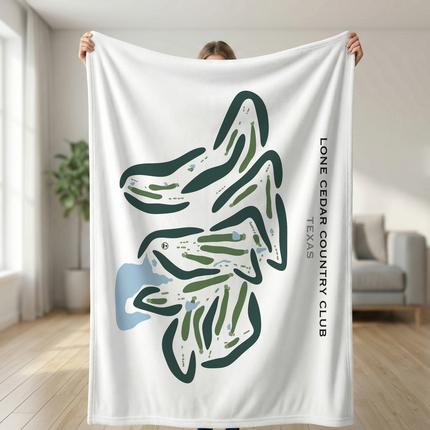 Lone Cedar Country Club, Texas - Printed Golf Courses