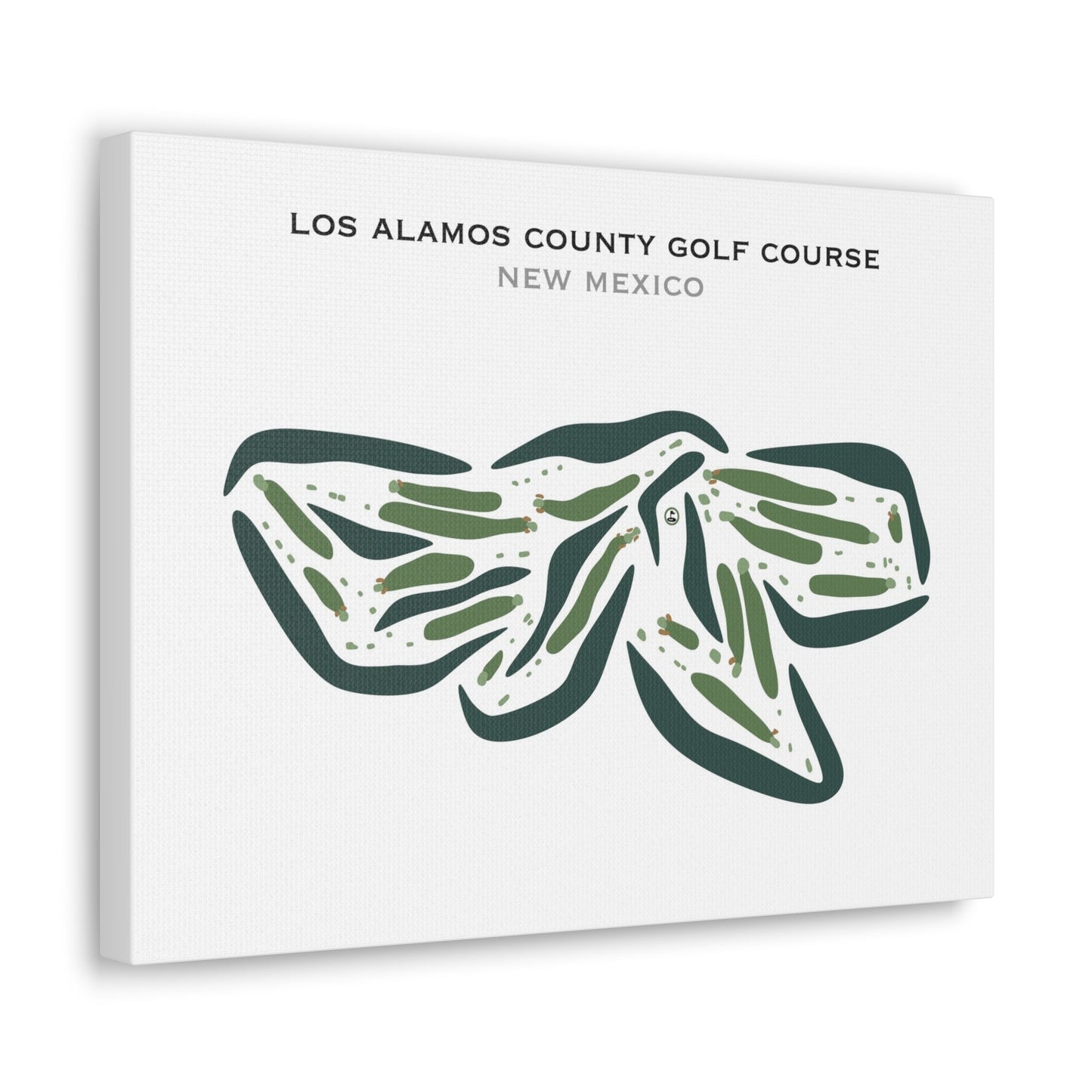 Los Alamos County Golf Course, New Mexico - Printed Golf Courses