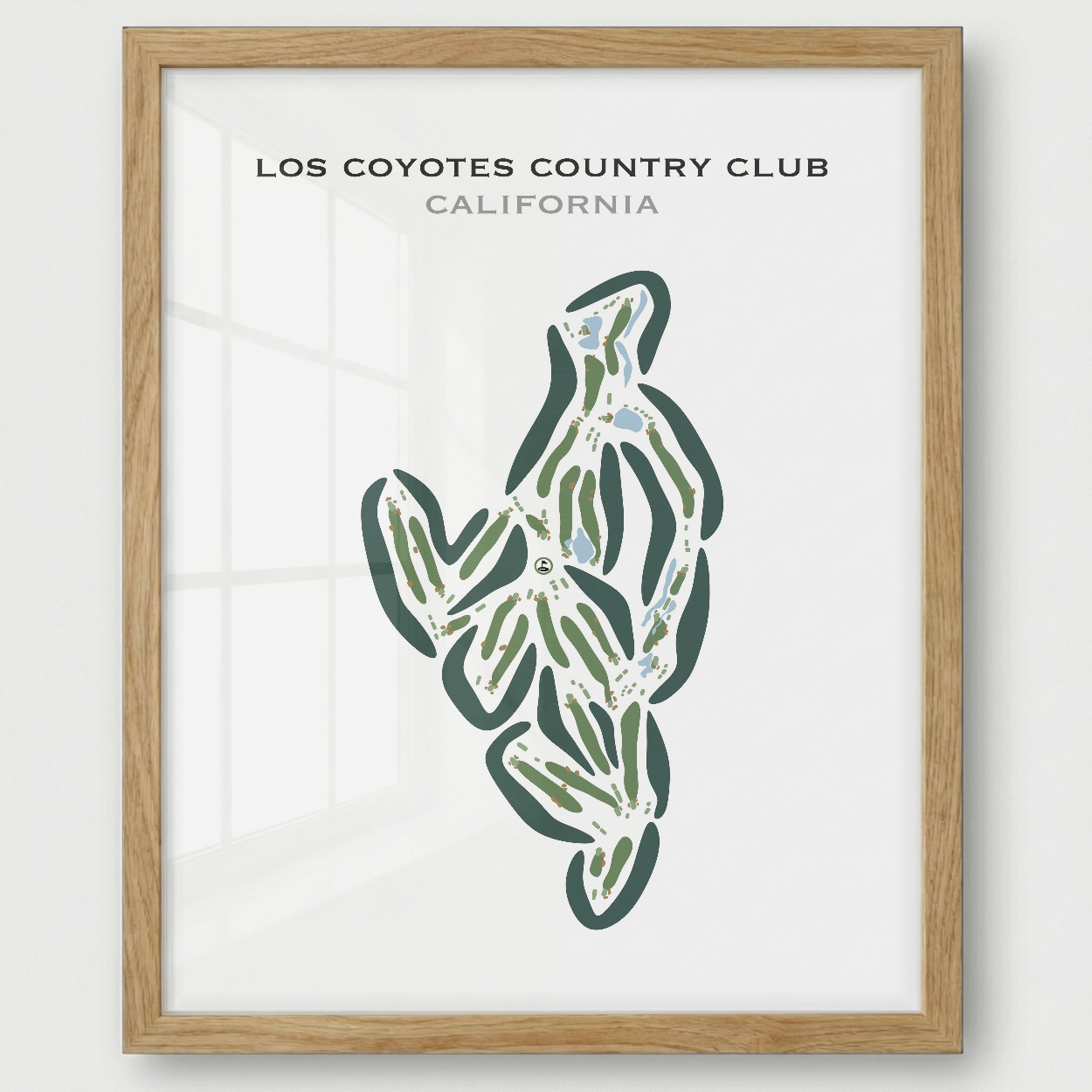 Los Coyotes Country Club, California - Printed Golf Courses