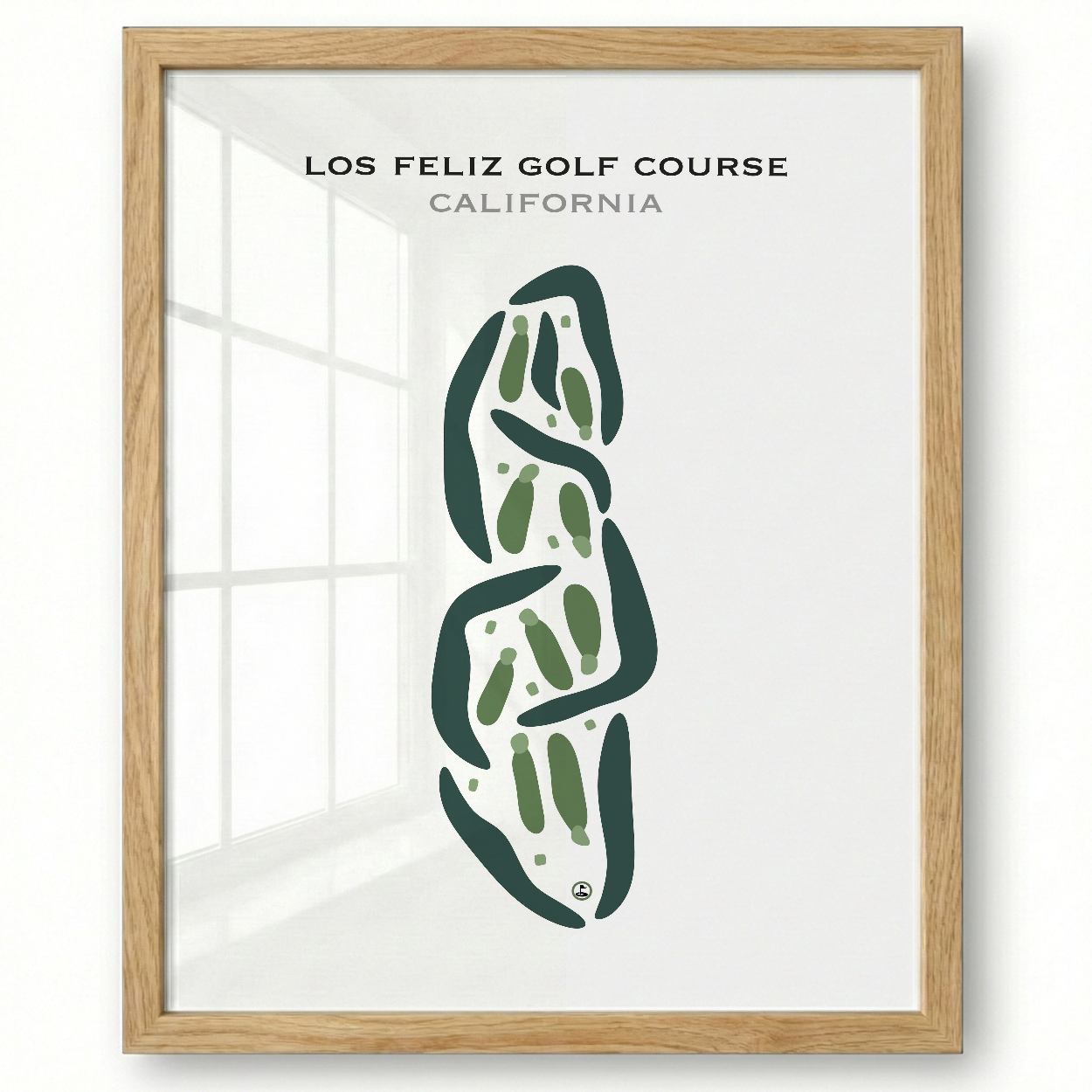 Los Feliz Golf Course, California - Printed Golf Courses