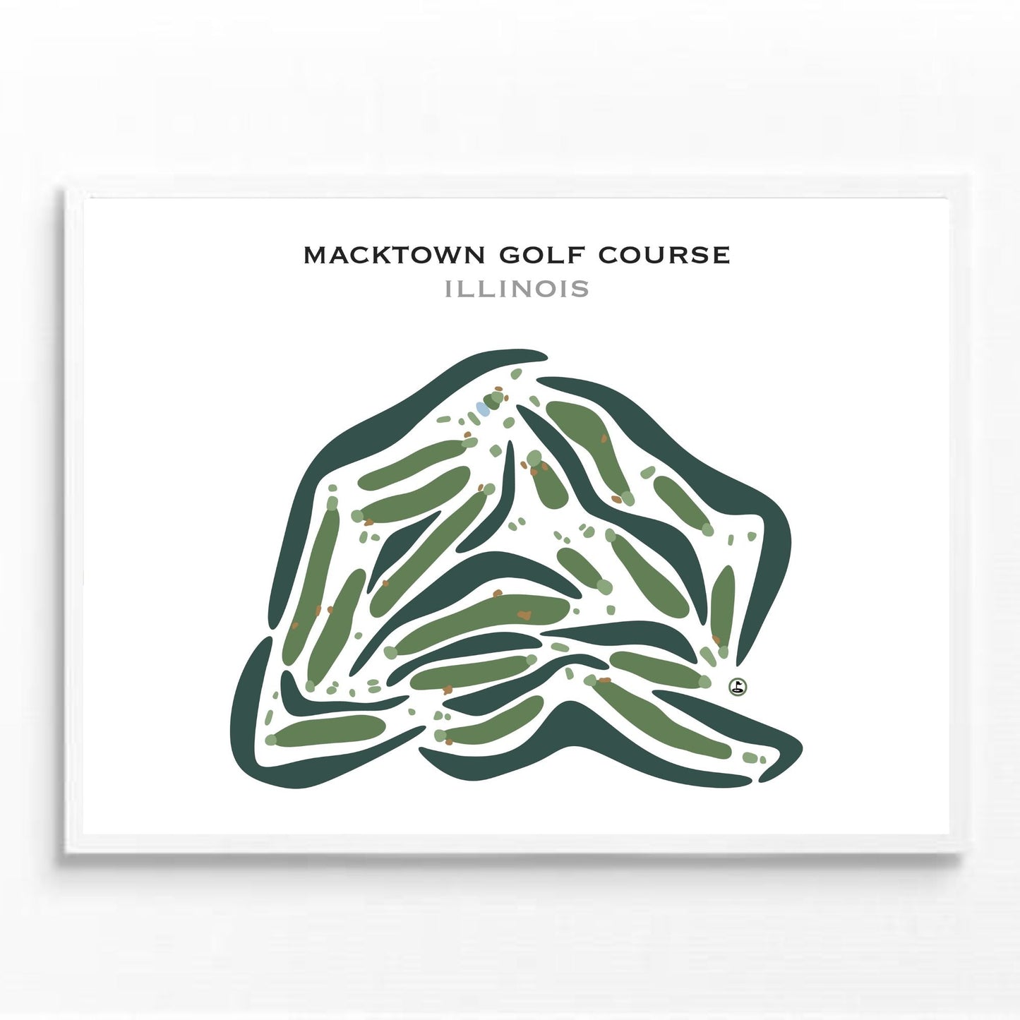 Macktown Golf Course, Illinois - Printed Golf Courses