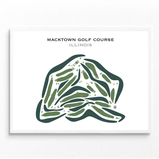 Macktown Golf Course, Illinois - Printed Golf Courses