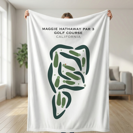 Maggie Hathaway Par 3 Golf Course, California - Printed Golf Courses