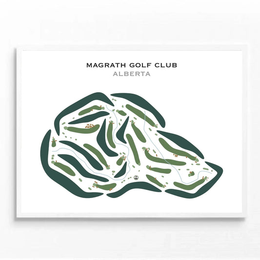 Magrath Golf Club, Alberta, Canada - Printed Golf Courses