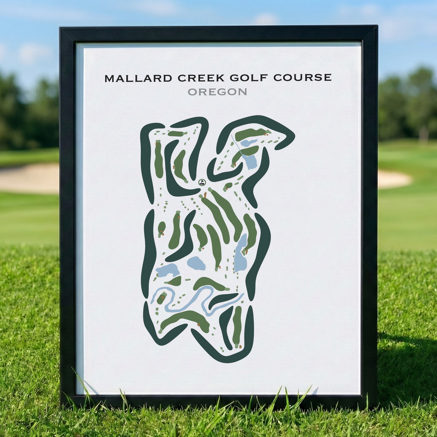 Mallard Creek Golf Course, Oregon - Printed Golf Courses