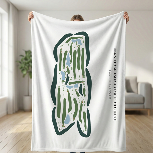 Manteca Park Golf Course, California - Printed Golf Courses