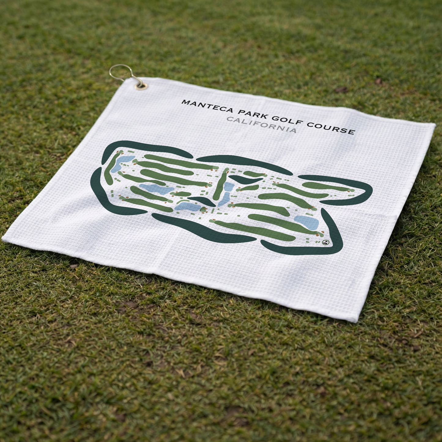 Manteca Park Golf Course, California - Printed Golf Courses