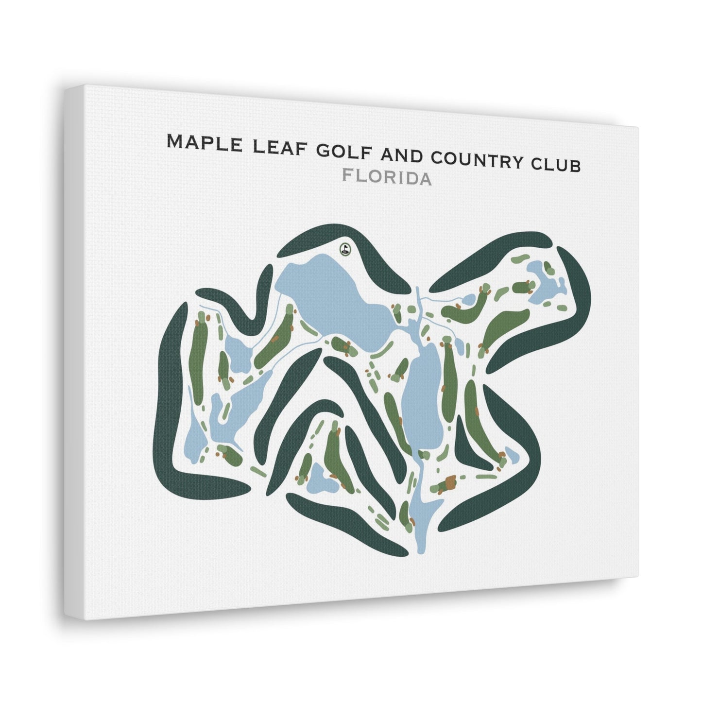 Maple Leaf Golf & Country Club, Florida - Printed Golf Courses