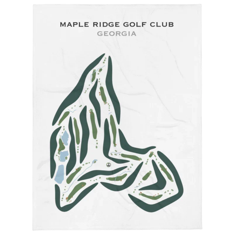 Maple Ridge Golf Club, Georgia - Printed Golf Courses
