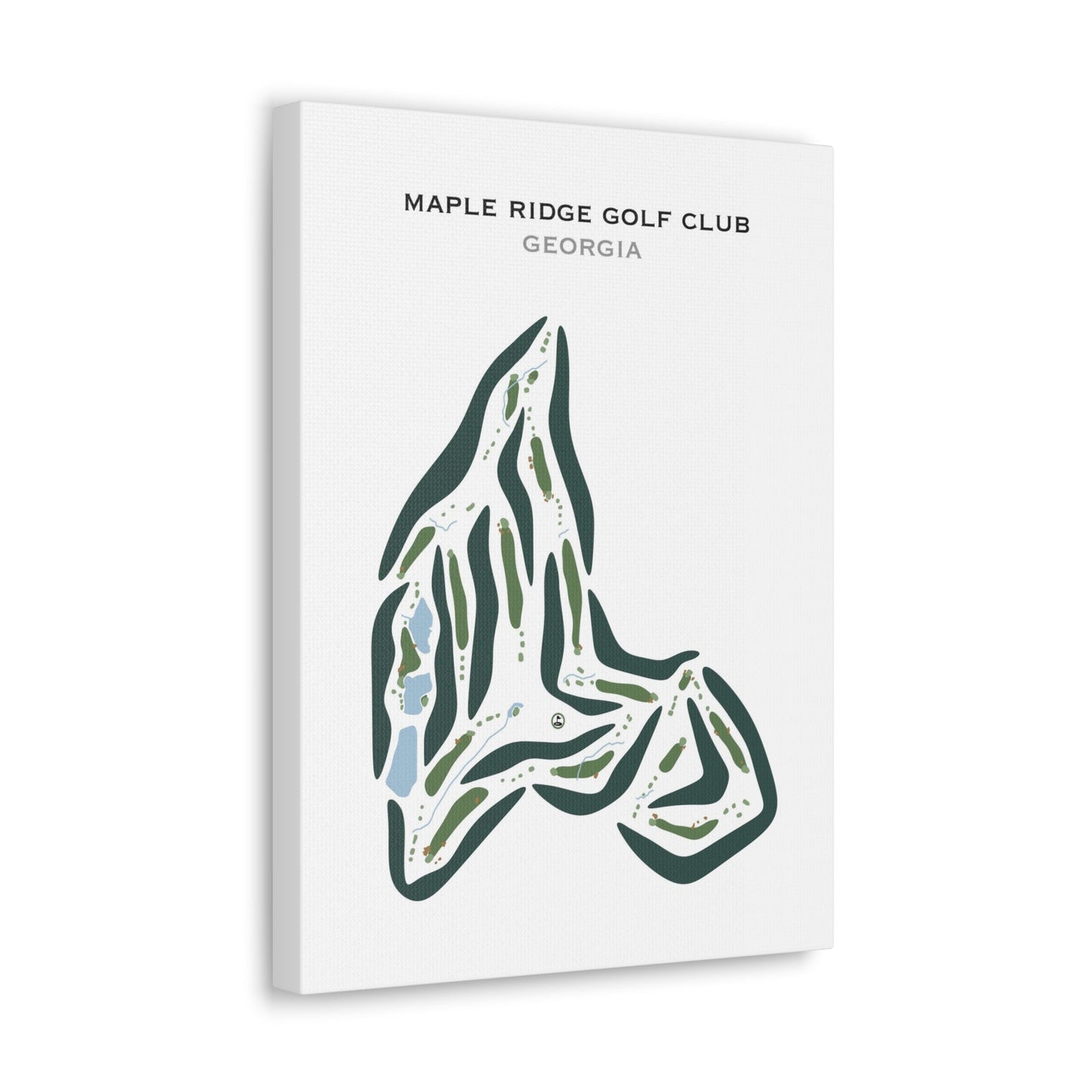 Maple Ridge Golf Club, Georgia - Printed Golf Courses