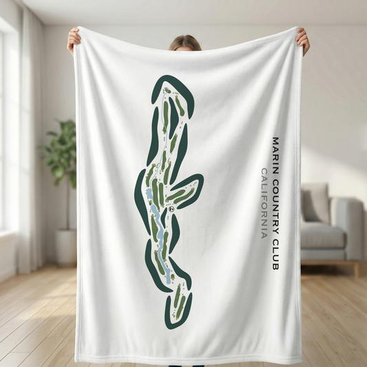Marin Country Club, California - Printed Golf Courses