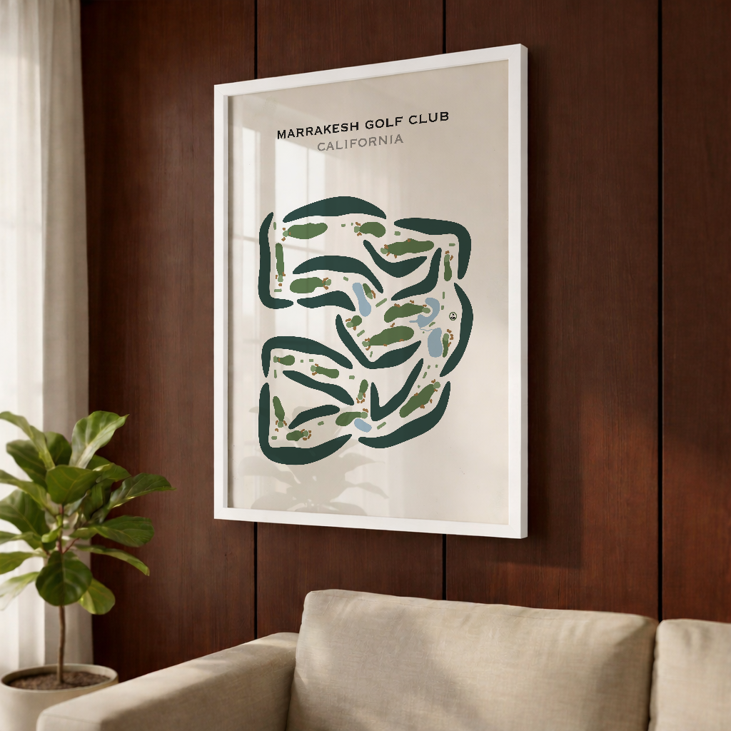 Marrakesh Golf Club, California - Printed Golf Courses