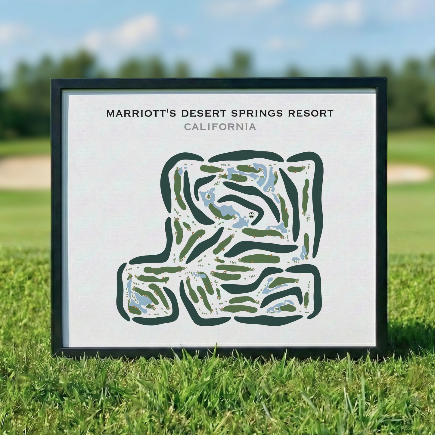 Marriott's Desert Springs Resort, California - Printed Golf Courses