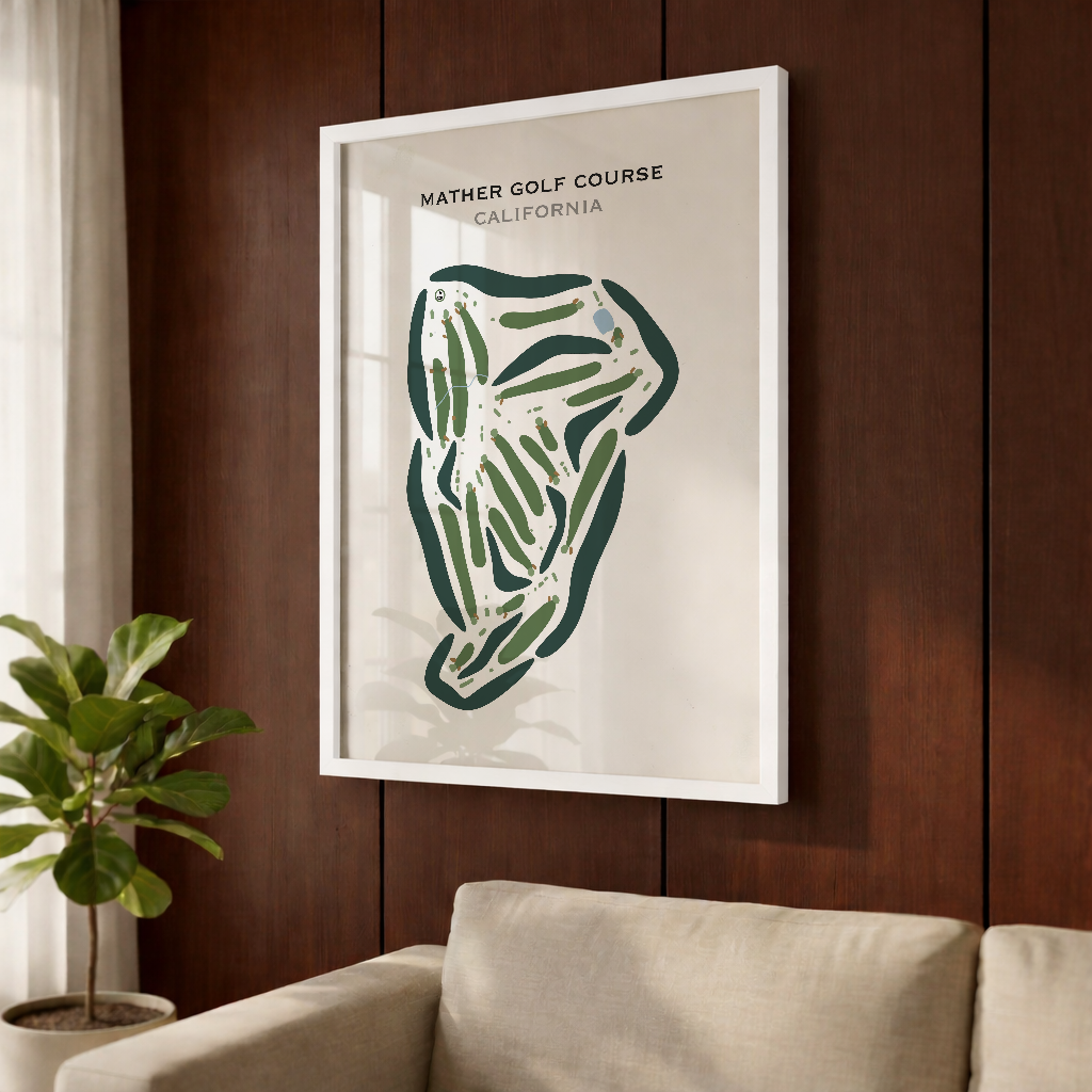 Mather Golf Course, California - Printed Golf Courses
